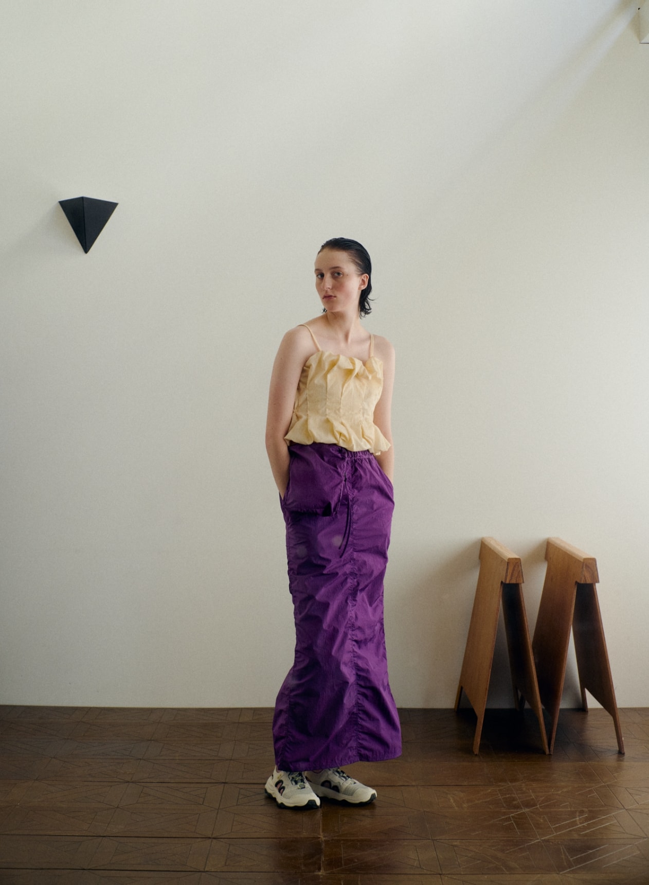 極美品✨IENA イエナ　ノースリーブ　紺　2024 モデル NEO BASIQUE 2024 Spring Collection｜IENA｜特集｜BAYCREW'S STORE