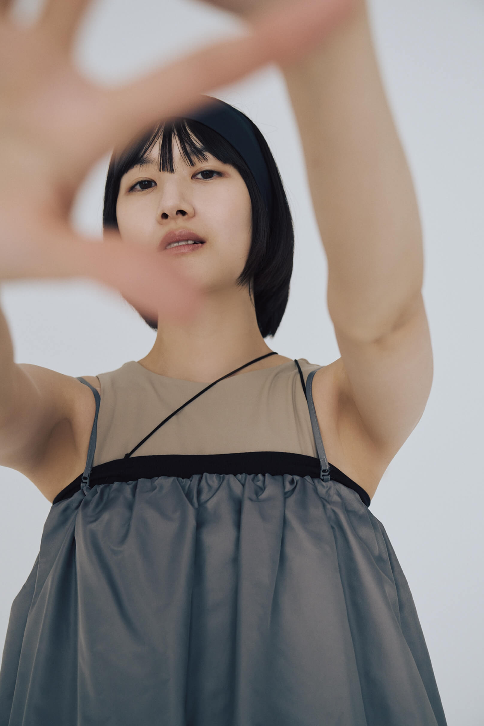 Dress,Bra top,Bare top,Socks,Shoes