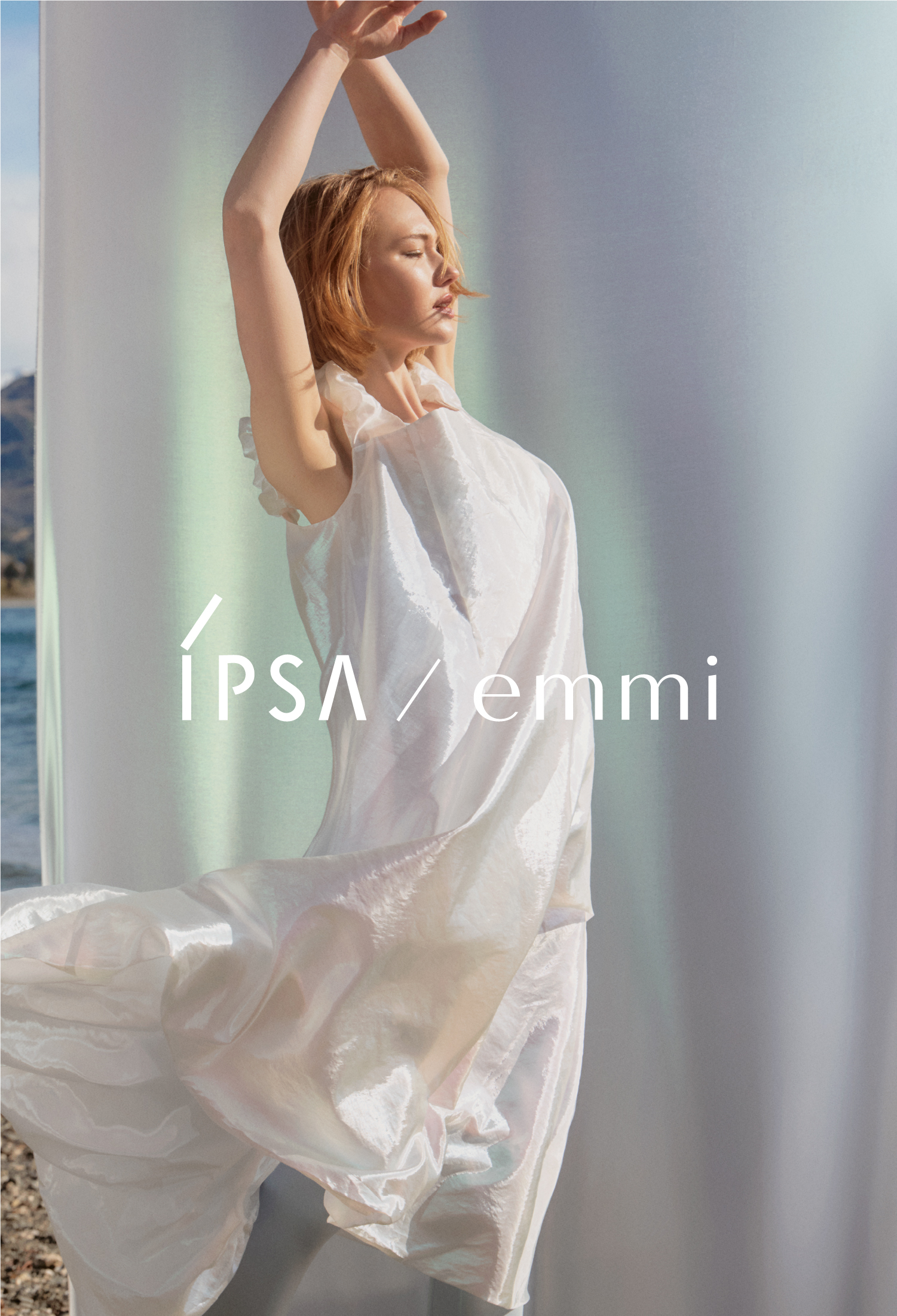 美品 IPSA/emmi エミバルーンワンピースホワイト ワンピドレス IPSA/emmi │ emmi（エミ）公式サイト