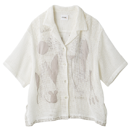 【emmi×Leo Lionni】 メッシュシャツ
