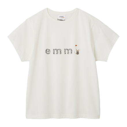 【emmi×Leo Lionni】emmiロゴグラフィックＴシャツ