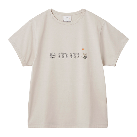 【emmi×Leo Lionni】emmiロゴグラフィックＴシャツ