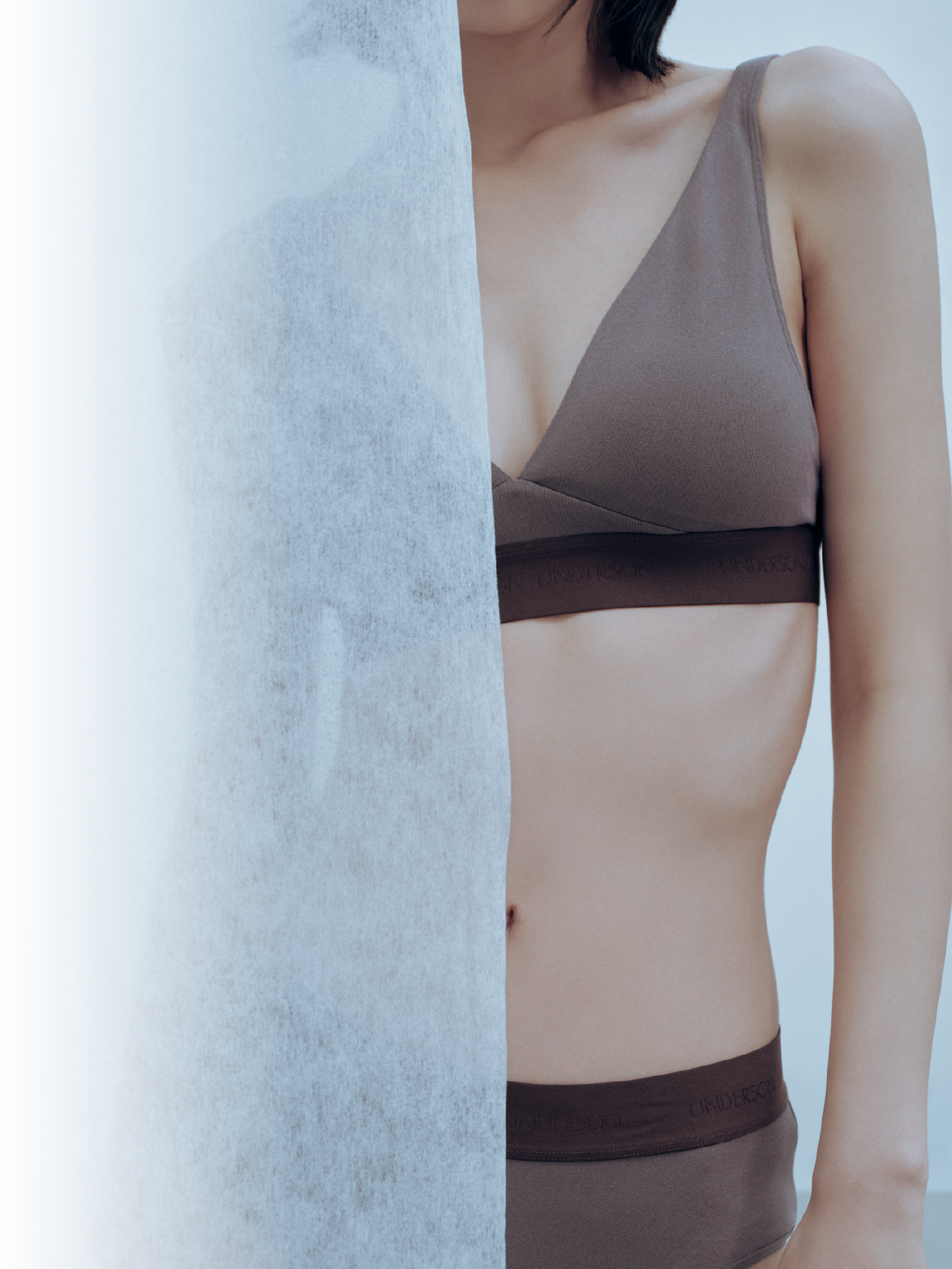 WASHIFABRIC のブラトップとショーツの着用カット