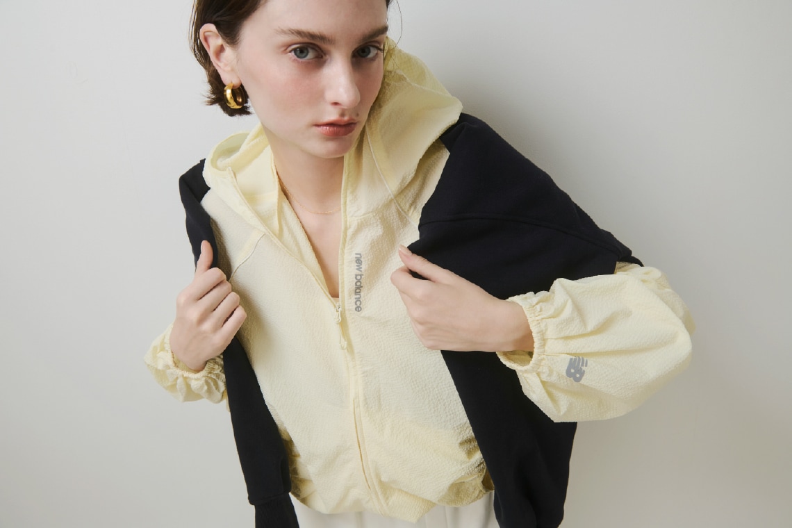 同コーディネートの上半身アップ