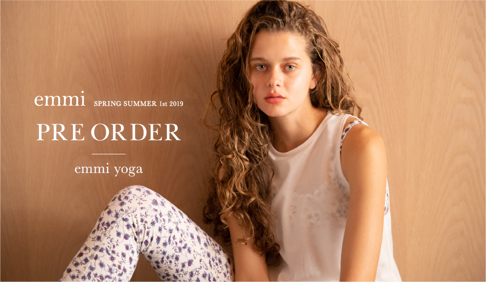 emmi yoga spring summer 1st 2019 preorder