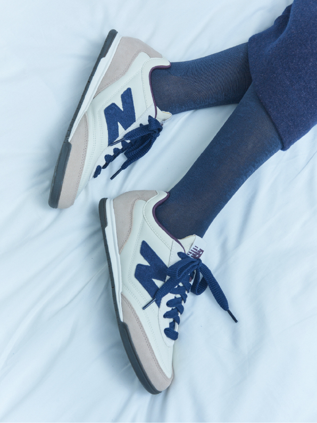 【New Balance for emmi】 Athletics フレンチテリーオーバーサイズ Crestクルー
