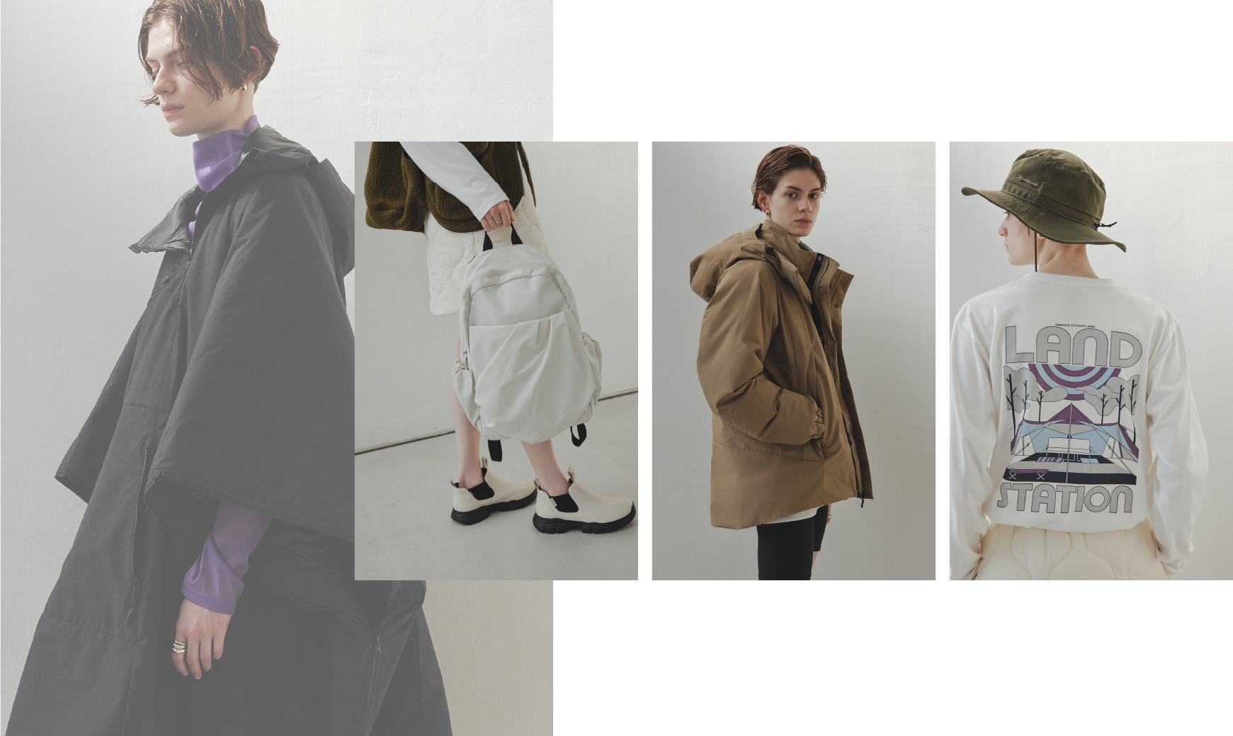 エミ新品紙タグ付き⭐️ギャザーナイロンブルゾンコンパクトマウンテン