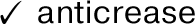 anticrease