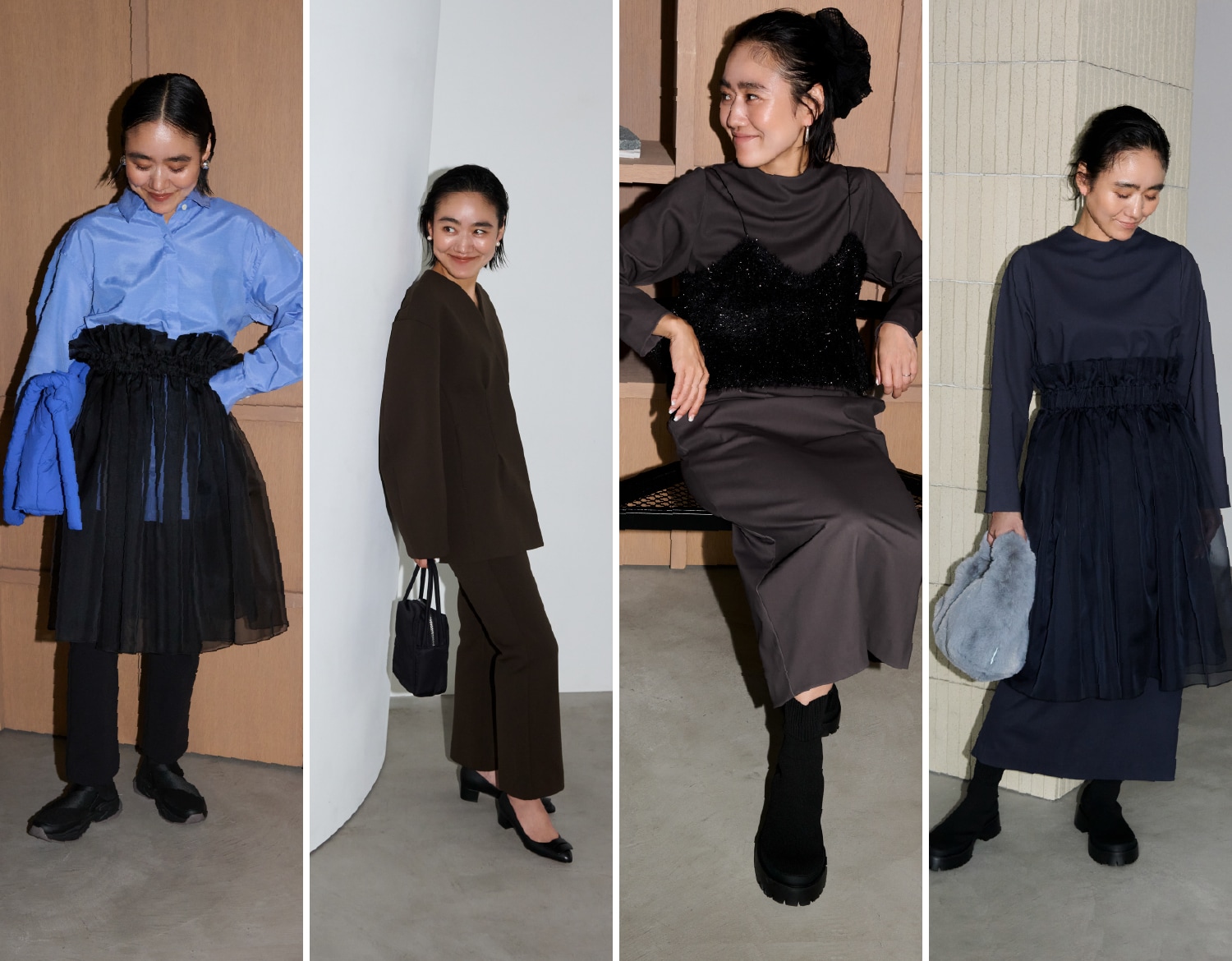 スタイリスト金子綾とemmiのコラボ企画のメインビジュアル