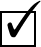 チェックマーク