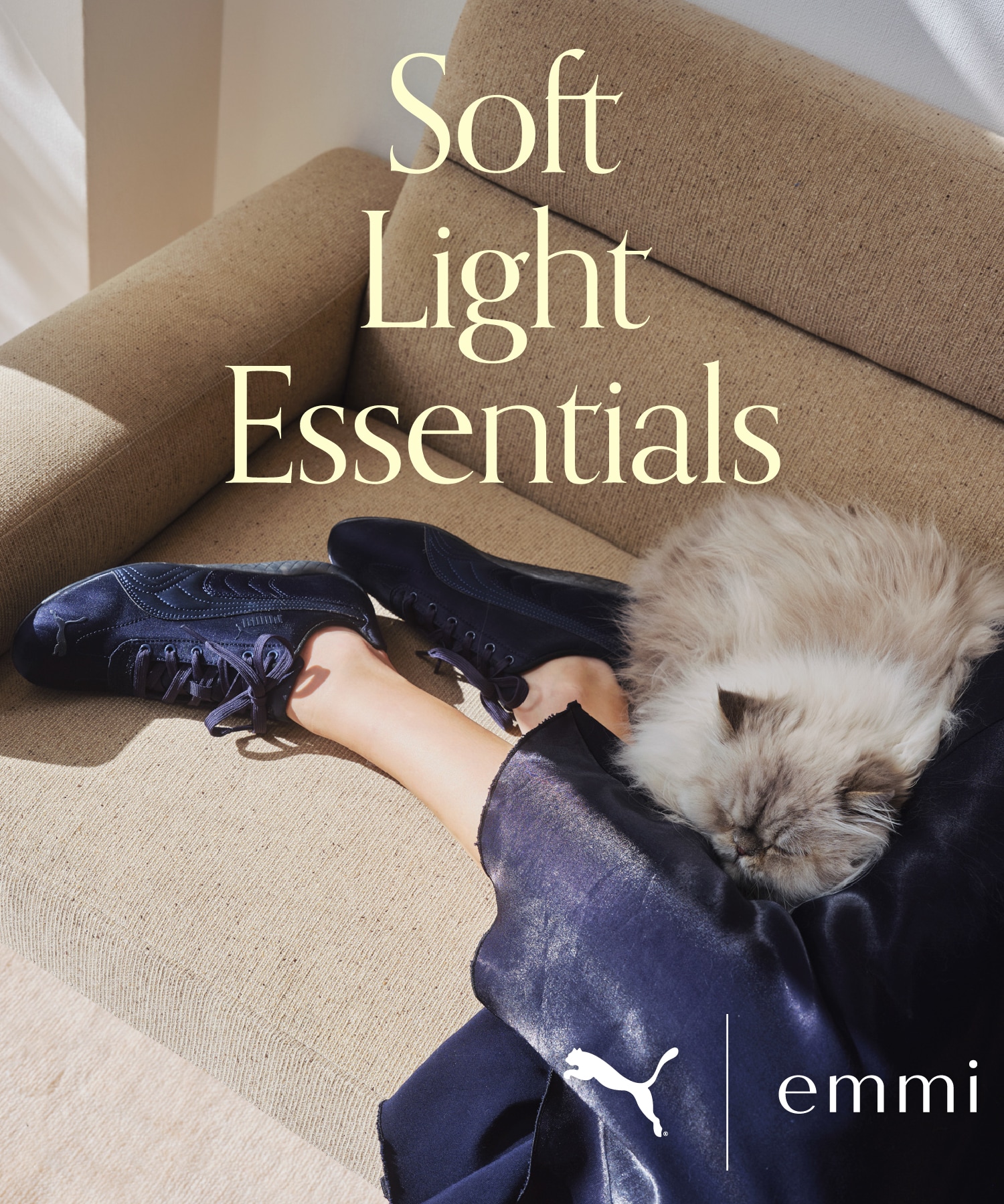 puma | emmi 「Soft Light Essentials」のメインビジュアル