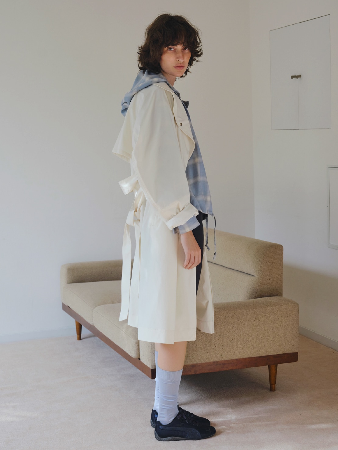 同コーディネートのサイドスタイル