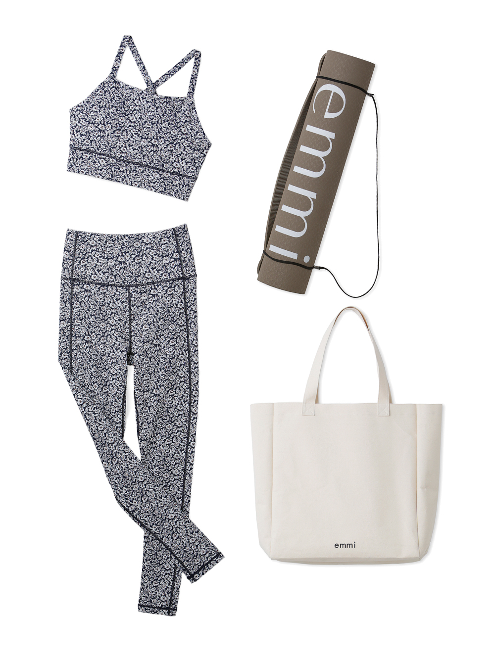 【emmi yoga】HAPPY WELLNESS YOGA SET