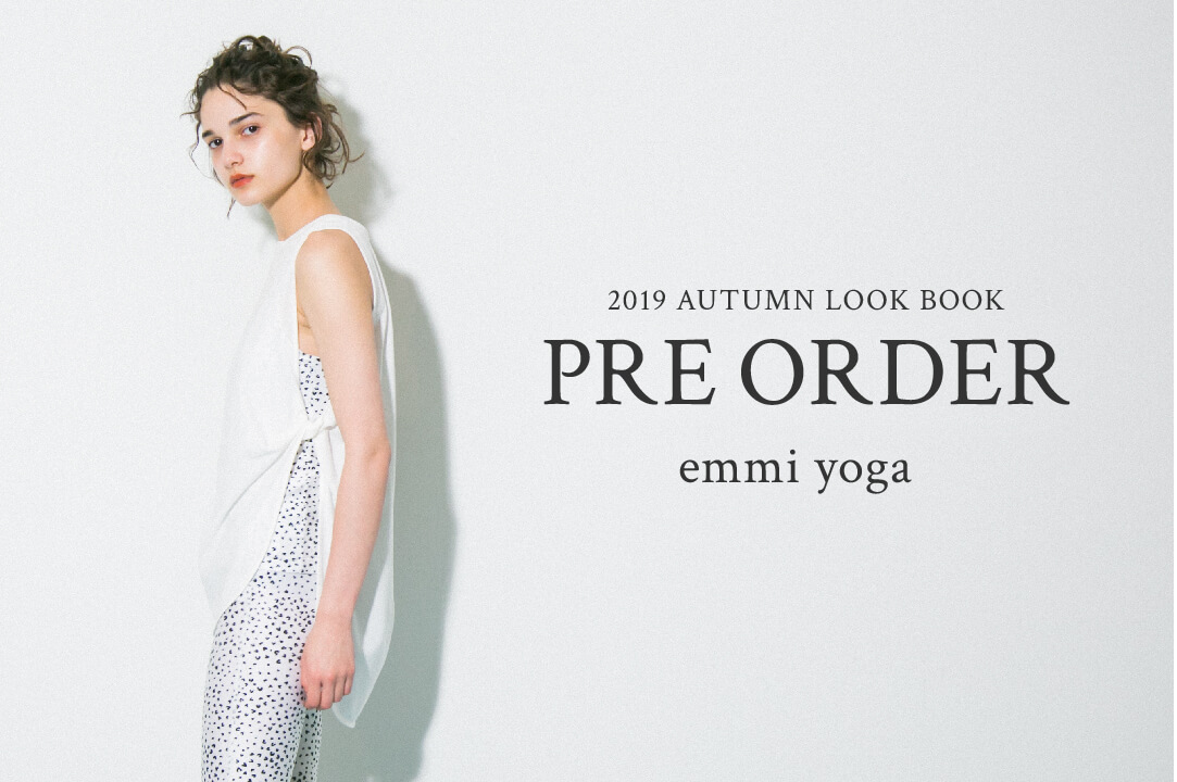 2019 AUTUMN LOOK BOOK PRE ORDER emmi yoga