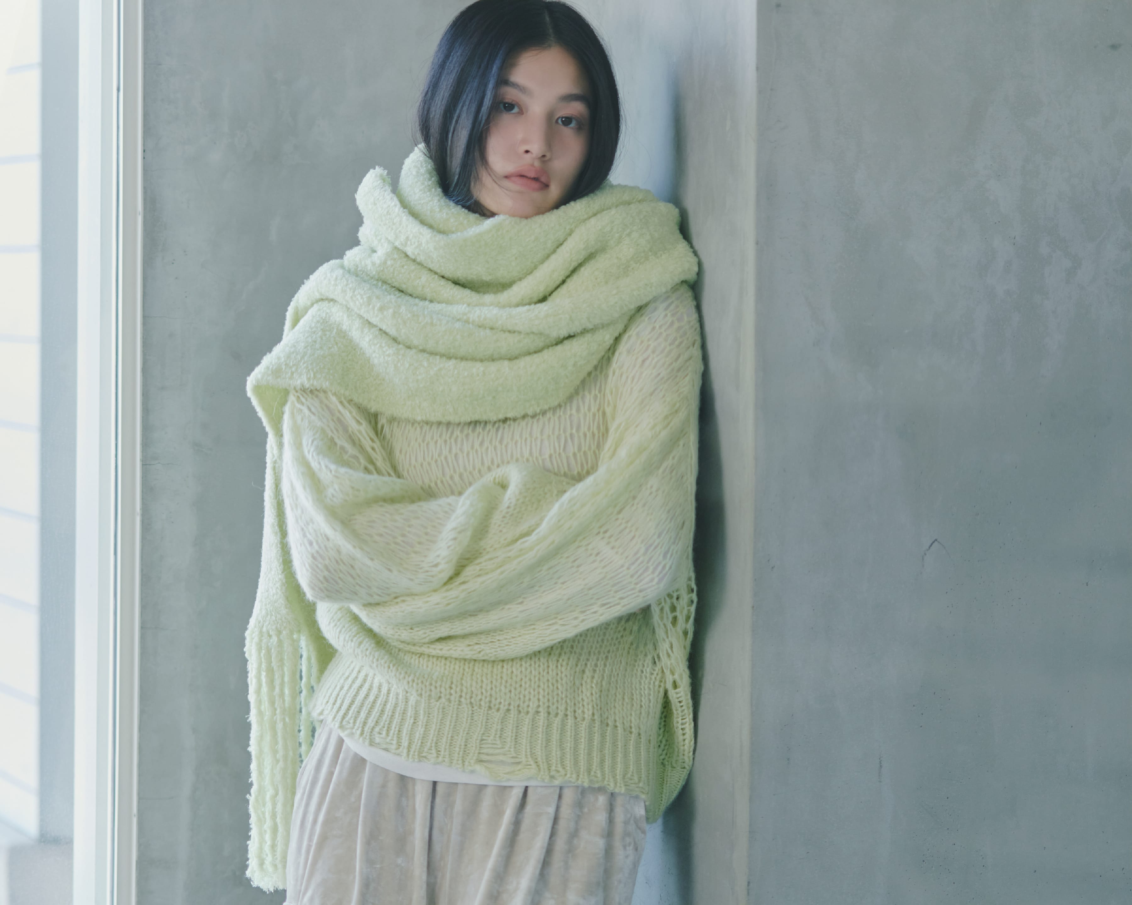 24ss Emary　エメリー　ハードダメージ加工　スタッズ　グラフィックT Full Face M'Erica - Ateliers Ruby